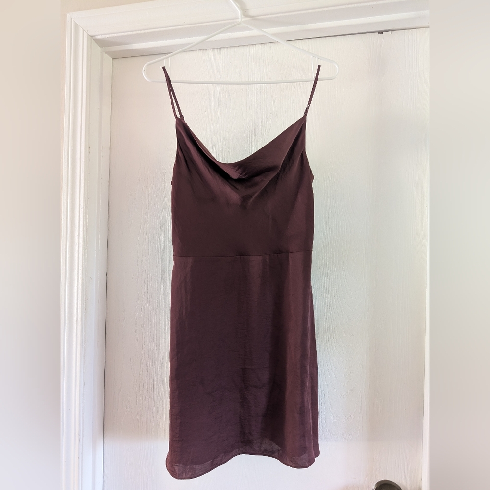 Sunday Best Brown Slip Dress